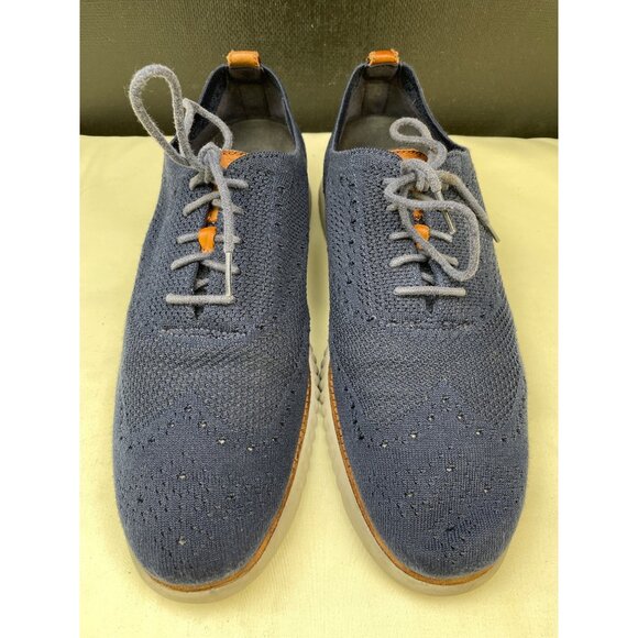 Cole Haan Zerogrand Men\'s Blue Stitch Wing Tip Shoes/Oxfords Size 12 SKU 5523 main image 5